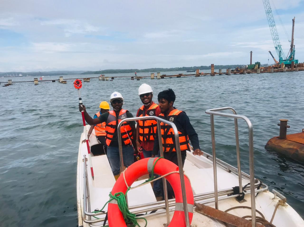 As-Built Survey - Jetty Construction Project, Trincomalee Harbor photo 2