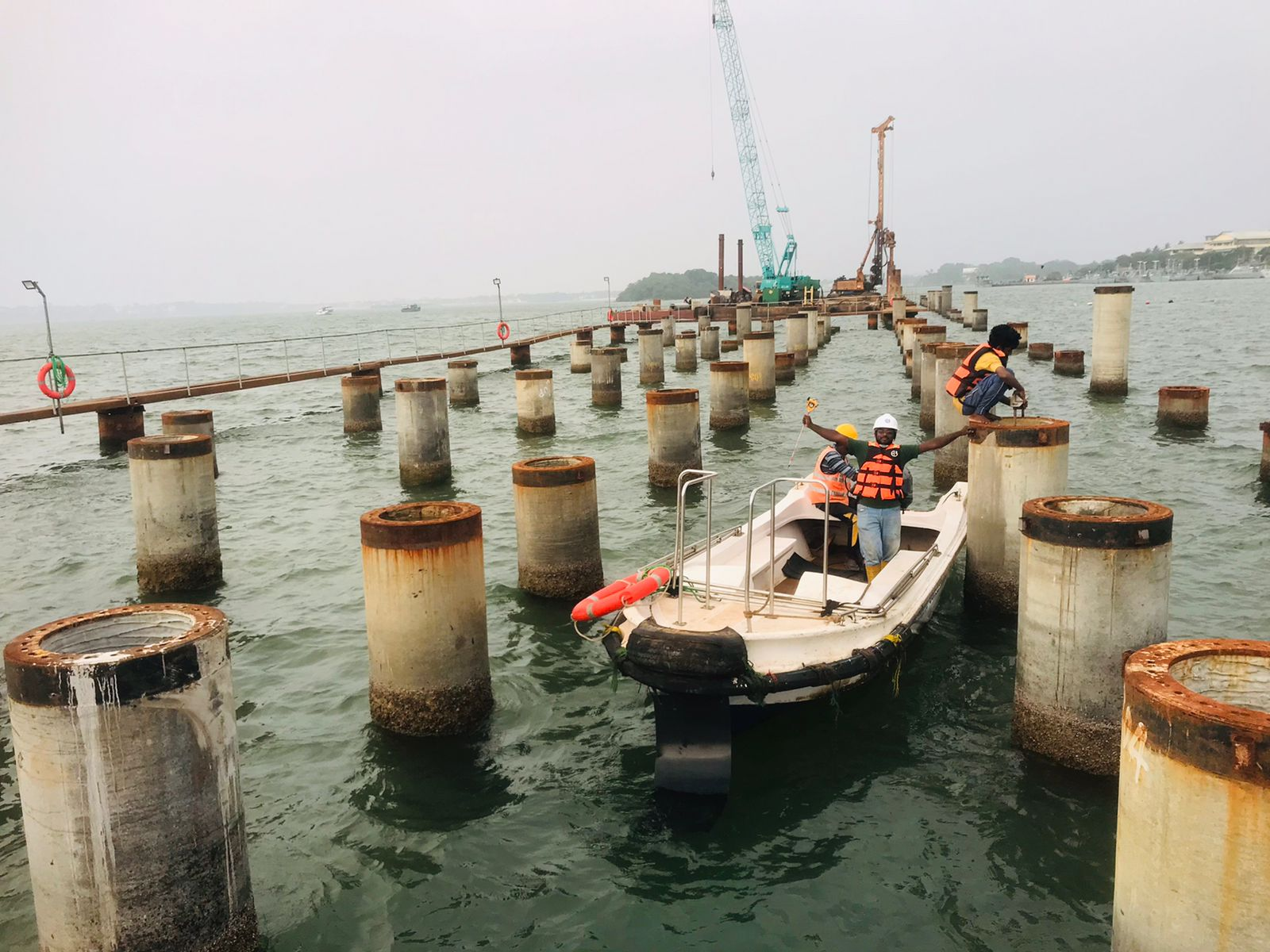 As-Built Survey - Jetty Construction Project, Trincomalee Harbor photo 3