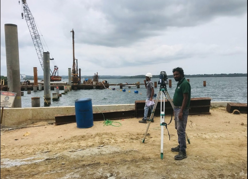 As-Built Survey - Jetty Construction Project, Trincomalee Harbor photo 4