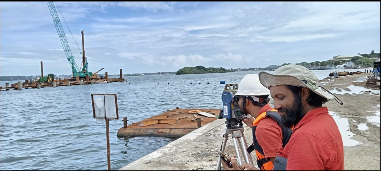 As-Built Survey - Jetty Construction Project, Trincomalee Harbor photo 5